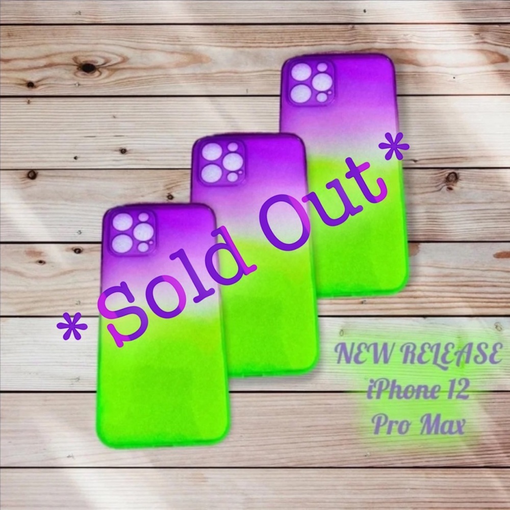 Summer 12 Pro Max Case Purple & Green